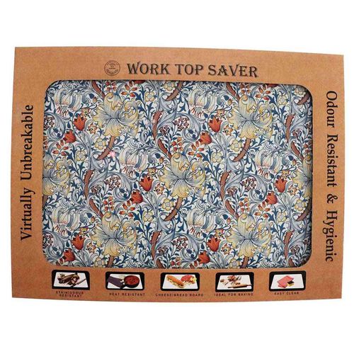 Dyme Glass Bench Saver - Blue Lily